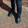 The Bootery/Wesco® - 7" Black Tie Domain Toe Cap Boot