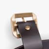 OGL Single Prong Garrison Buckle Leather Belt  - Brown