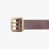 OGL Double Prong Garrison Buckle Leather Belt - Tan