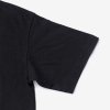 6.5oz Loopwheel Crew Neck T-Shirt with longer body - Black