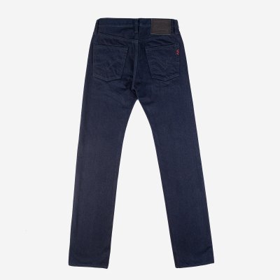19oz Selvedge Denim Slim Straight Cut  Jeans - Indigo/Black