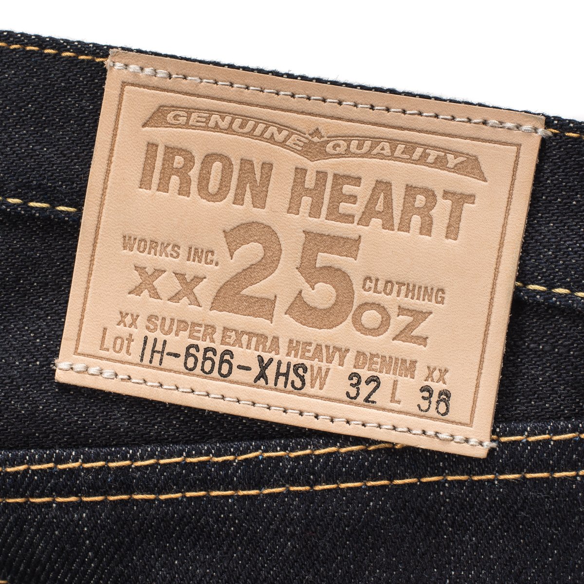 Iron Heart 666-XHS 25oz Selvedge Denim - Slim Straight