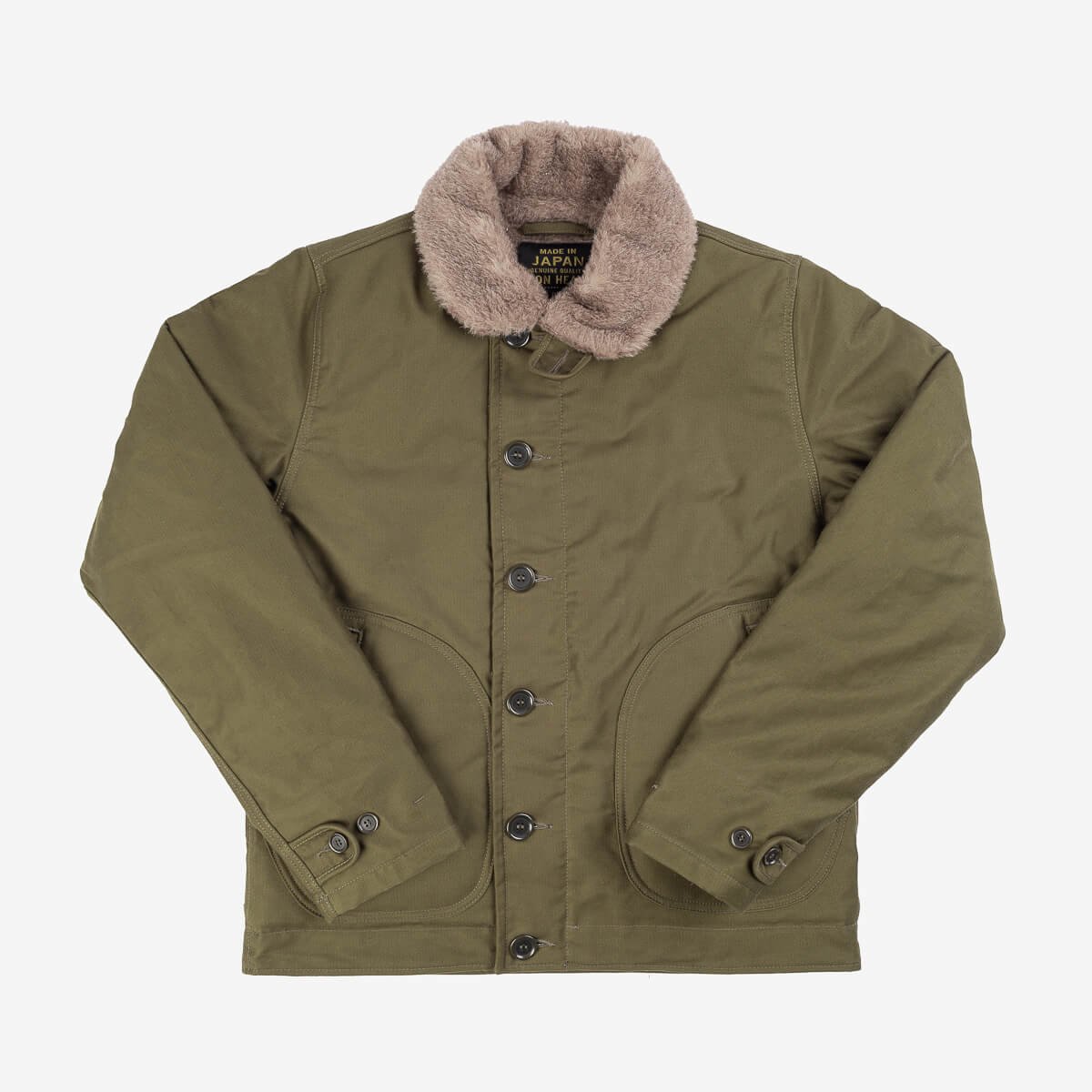 Iron Heart Whipcord N1 Deck Jacket - Olive Drab Green