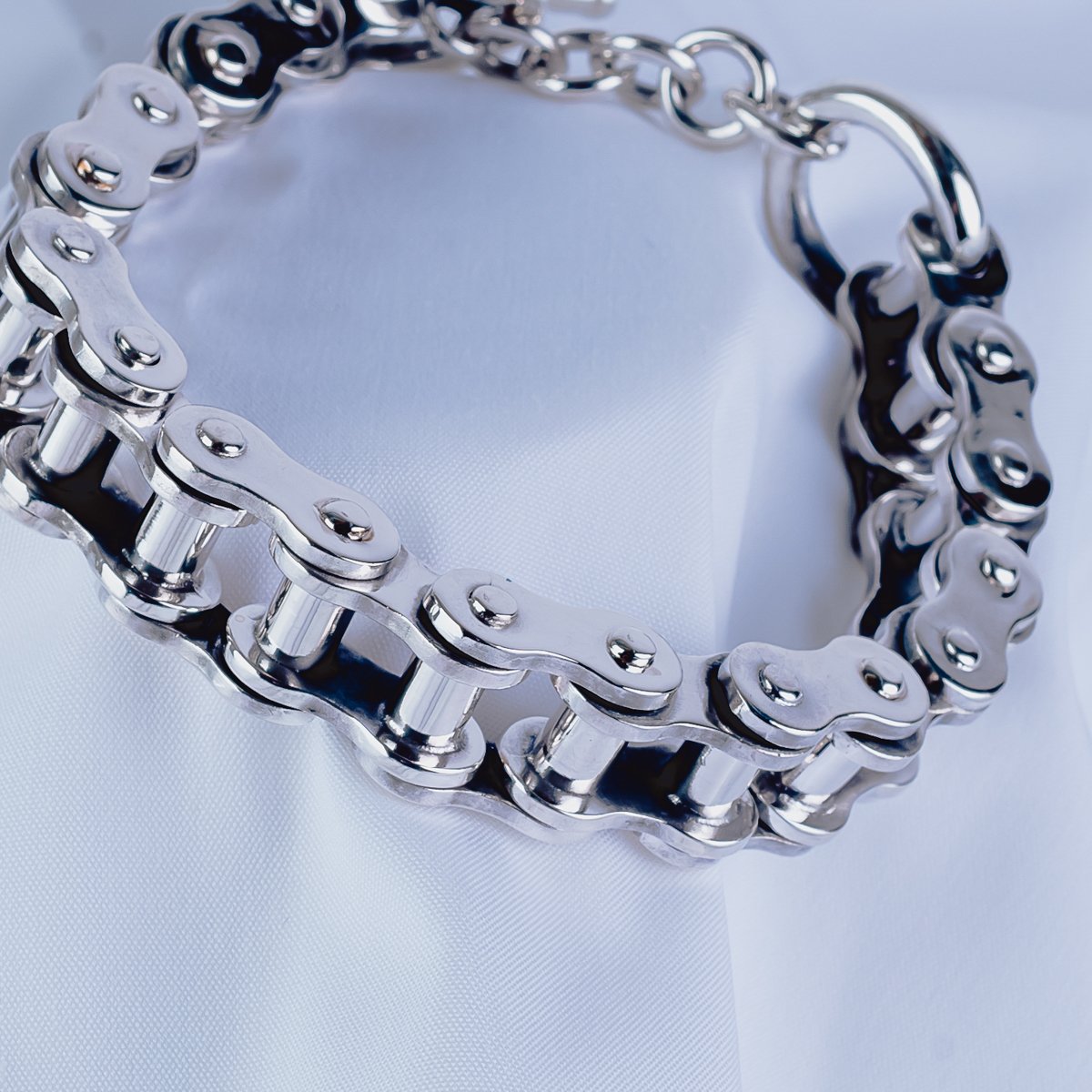 Iron Heart Silver Bracelet