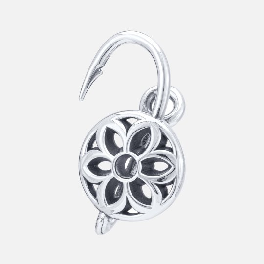 con Edelweiss llaves colgante de metal corazón forma ovalada German Wear 